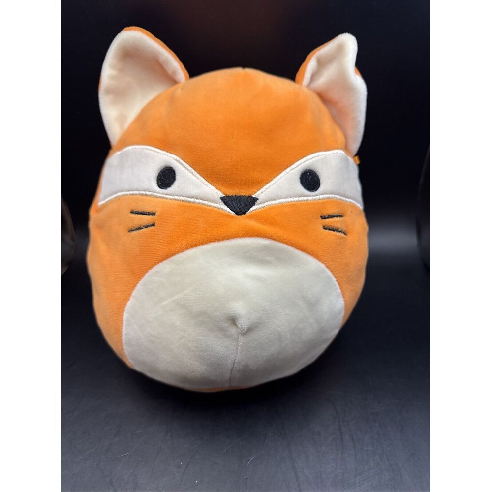 RARE EUC Squishmallow James The Fox 8" Kellytoy Soft Plush Orange